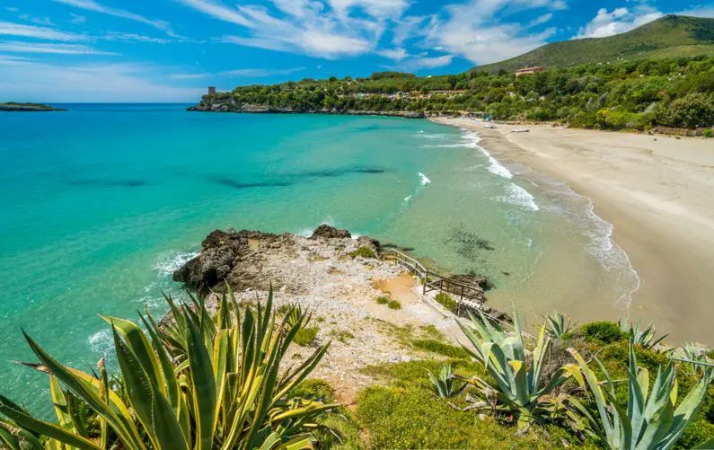 Baia turchese di Palinuro - spiagge del Cilento